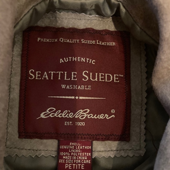 Eddie Bauer Seattle suede jacket - Picture 5 of 5